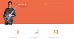 Desktop Screenshot of guitarworks.thestrandbergs.com